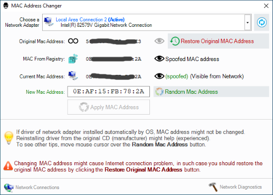 MAC address changer thumbnail